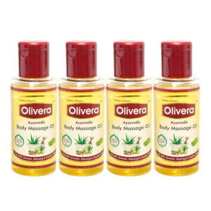 Olivera Ayurvedic Body Massage Oil 100ml X 4