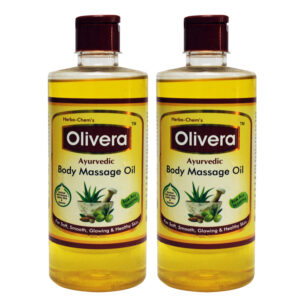 Olivera Ayurvedic Body Massage Oil 500ml X 2