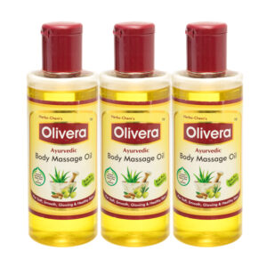 Olivera Ayurvedic Body Massage Oil 200ml X 3