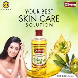 Olivera Ayurvedic Body Massage Oil 200ml X 3
